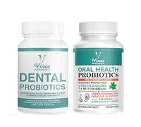 Advanced Dental Probiotics Bundle - BLIS K12 & M18 Oral Probiotics for Teeth, Gums & Fresh Breath - Adults & Kids Immune Support - 60 Ct + 100 Ct Mint Chewable Tablets