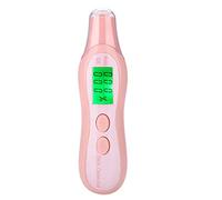 Advanced Digital LCD Display Skin Moisture Tester with Precision Sensor for Facial Oil Analysis - Portable Pen Design for Home and Professional Use, White (White) (Pink)