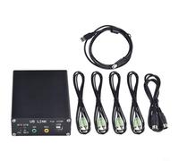 Advanced DIN8 Connector for ICOM Radios, for U5 Link with Enhanced Ground Wiring Structure and Fast Communication (13-8)