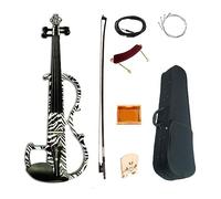 Advanced Electric Violin Solid Wood Silent Violin Full Size 4/4 Ebony Fittings W/Parts