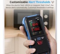 Advanced Electromagnetism Meter Electromagnetism Detectors for Home Radiation Detectors with Temperature Curved Display Home Radiation