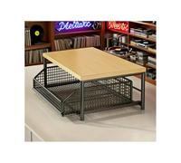 (Advanced Eternal Night Forged Golden - Black) Modern Kitchen Microwave Oven Rack with Drawer | Sturdy Metal Structure, Space-Saving Storage