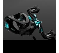 Advanced Fishing Reel with 7 2 1 Gear Ratio Designed for Quick Retrieval and Enhanced User Experience (Left Blue)