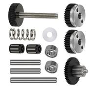 Advanced Gear Set for HGX Hardened Steel Extruder Driver Gear Set Enhancing Grip and Reducing Slippage Hardened Steel Gears