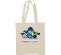 Advanced Global Quantum Mapping Concept Natural Cotton Tote Bag White