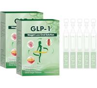 Advanced GLP-1 Drops,GLP-1 Liquid,GLP-1 Peptide Complex Serum, Natural Plant Extractsfor Women and Men (2Box * 5 Servings)