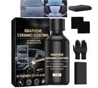 Advanced Graphene Ceramic Coating for Cars,Ceramic Car Auto Detailing Kit, Anti-Scratch Super Hydrophobic Liquid,10+ Years of Long Lasting High Gloss,Easy to Apply after Washing,Ultra High Gloss