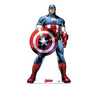 Advanced Graphics Captain America Life Size Cardboard Cutout Standup - Marvel's Avengers Animated