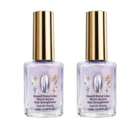 Advanced Hard As Nails Strengthener 10ml*2pc Hardener Extra Strong & Growth | Air Dry Formula 7-Day Repair Nail Strengthener With Castor Oil & VE For Nail