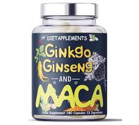 Advanced Hormone & Energy Complex: Maca Root 4000mg, Ginkgo Biloba, Korean Red Ginseng - 4256mg - Vegan Capsules - Vitamins D3, E, B5, B6, B12, A, K, Zinc, Folic Acid, Selenium. UK made, GMP Certified