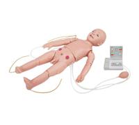 Advanced Human Body Anatomy Model with CPR Training, Defibrillator & Stethoscope Functions, Multi-Purpose Figure for Anatomy Study Tools & Physiology Learning