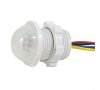 Advanced Human Body Motion Sensor Switch with Infrared Technology, 4 Meter Detection, and Wide 120 Degree Angle for Automated Lighting
