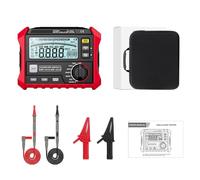 Advanced Insulation Resistance Meter Built for Electrical Maintenance, 2500 Output, Memory Read Hold Min, Timer Comparison Covering Equipment Cables Insulation Resistance Meter Electrical Tester