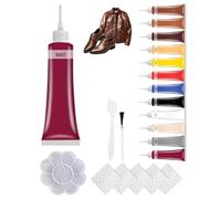 Advanced Leather Repair Gel, 2025 Upgraded Leather Repairs for Car Seat Vinyl Repair Kit, Professional Leather Repairs Kit for Furniture Sofa Couch Jacket Purse Repair Kit (Dark Red)