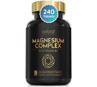 Advanced Magnesium Complex with Vitamin B6 | Made in The UK | Magnesium Supplements for Restless Leg Syndrome Relief, Leg Cramps & Sleep | Mag Citrat