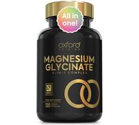 Advanced Magnesium Glycinate 4-in-1 Complex | Made in The UK | 1233mg of Mag Bisglycinate, Citrate, Malate & Taurate | Magnesium