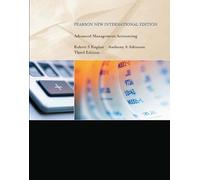 Advanced Management Accounting: Pearson New International Edition