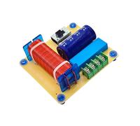 Advanced metal composite crossover bass frequency control crossover with high temperature stability inductor and bass enhanced control switch