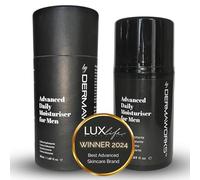 ADVANCED MOISTURISER FOR MEN - Anti Aging Face Cream with Vitamin E & Hyaluronic Acid - Mens Moisturiser Anti Wrinkle Face Cream - Soothing Post Shave Moisturizer - Expert Mens Skincare by DERMAWORKS