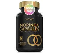 Advanced Moringa 60 Capsules 3000mg | Two Capsules per Day for Wellness | 1 Month Supply | High Strength & Vibrant Moringa Powder for Vitality | Easy Swallow Natural Boost | Lovingly Made in The UK
