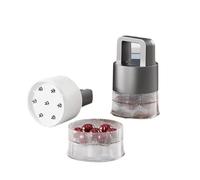Advanced Multi Hole Fruit Processor for Berries and Dates Has Dishwasher Safe Simple to Clean Design Pitter Tool