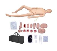 Advanced Nursing Training Manikin, Life Size Patient Care Nursing Manikin, Multifunctional Education Teaching Model, Pvc Human Anatomical Model Dummy For Teaching Pratice(Male)