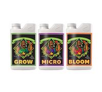 Advanced Nutrients pH perfect Grow, Micro, Bloom 4L, 3-Part Base Nutrient, 4 Liters Each