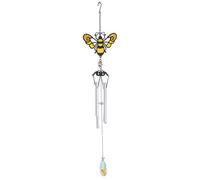 Advanced Nutrition Stained Glass Effect Wind Chime, Black, 9cm x 4cm x 57cm