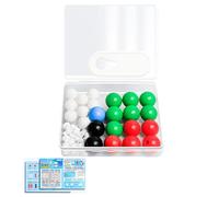 Advanced Organic Molecule Model STEM Educational Supplies Practical Educational Tool for Middle School Chemistry, Molecular Model Group for Lab Demonstration Practice