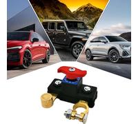 Advanced Power - Battery Disconnect Control for RVs | Brass and Flame Retardant ABS, 12V 24V Automotive Terminal, Anti Leakage Accessory for Yacht Boat Tractor Bus Truck Agricultural Vehicle