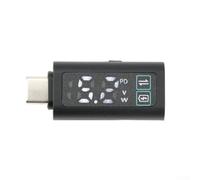 Advanced Power Meter Tester with Real Time Voltage and Current Display for Enhanced Charging Performance (White light)