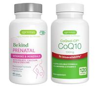 Advanced Prenatal Multivitamin + High Absorption CoQ10 100mg 120 Softgels Pregnancy Support Bundle by Igennus