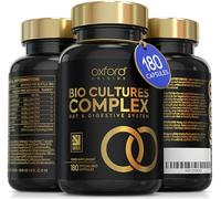 Advanced Probiotics for Gut Health | Made in The UK | Scientifically Formulated Pre & Probiotic Gut Health Supplements | Capsules with 5 Billion Bacterial Cultures, 100 Billion CFU/g | 180 Capsules