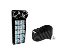 Advanced Programmable Macro Keyboard Mechanical Gaming Keypad Wire Hot Swappable Switch Efficient Task Execution Customs Knob Keypad
