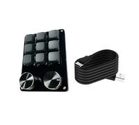 Advanced programmable macro keyboard mechanical gaming keypad wire hot swappable switch for efficient task execution