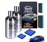 Advanced Quick-Acting Auto Ceramics Coating for Showroom Shine, Hydrophobic Coating, Quick Effect Coatings Agent for Car, Agent with Dust Proof & Glazing Effects, Car Paint Waxing Solution (2a)