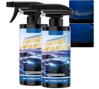 Advanced Quick-Acting Ceramic Car Coating Spray, 3-in-1 Hydrophobic Coating & Waterless Wash, Scratch Wax Polish & Paint Protection, Oil Film Emulsion Glass Cleaner (2PCS)