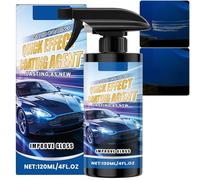 Advanced Quick-Acting Ceramic Car Coating Spray, 3-in-1 Hydrophobic Coating & Waterless Wash, Scratch Wax Polish & Paint Protection, Oil Film Emulsion Glass Cleaner (1PCS)