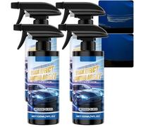 Advanced Quick-Acting Ceramic Car Coating Spray, 3-in-1 Hydrophobic Coating & Waterless Wash, Scratch Wax Polish & Paint Protection, Oil Film Emulsion Glass Cleaner (4PCS)