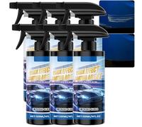 Advanced Quick-Acting Ceramic Car Coating Spray, 3-in-1 Hydrophobic Coating & Waterless Wash, Scratch Wax Polish & Paint Protection, Oil Film Emulsion Glass Cleaner (6PCS)