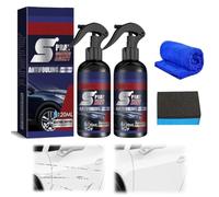 Advanced Quick Ceramic Coating Spray - 3 In 1 High Protection Quick Car Coating Spray, Super Hydrophobic & High Gloss Shield, Ceramic Wax Spray for Car Paint, Wheels, RV (Pack 2)