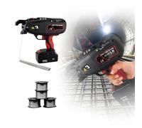 Advanced Rebar Tie System Professional Handheld Automatic Rebar Tying Machine with 3600mAh Batteries & 4500 Knots Capacity Portable Rechargeable for Steel Mesh and Cage Construction