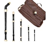 Advanced Recorder Instrument Set | Professional Baroque German Style for Chromatic Play, Comes with 5 Recorders