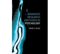 Advanced Research Methods in Psychology – Routledge