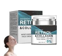 Advanced Retinol Collagen Face Cream with 5% Hyaluronic Acid, Suitable for Most Skin Aging and Wrinkles, 24-Hour Facial Maintenance, Anti-Wrinkle Reduce Fine Lines Lifting and Firming Cream