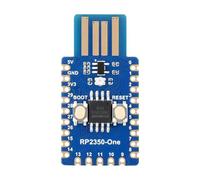 Advanced RP2350One 150MHz 2 Architecture Board, Drag Coding Solderable Stamphole PCB Board with MicroPython Compatible