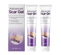 Advanced Scar Gel, Face Body Burn Recovery Treatment, Scar Cream For Surgical Scars, Fade Active Formula, Hydrating and Nourishing, for All Skin Type (2 PCS)