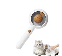 Advanced Self-Cleaning Pet Grooming System - Professional Cat Steam Brush Technology, Complete Kitten Detangling Comb Design, Gentle Dog Massage Solution | Effective Shedding Hair Removal For Indoor P