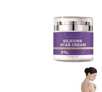 Advanced Silicone Scar Cream,Scars Remover Cream,Effective Treatments for Old&New Scars from Surgery,Burns,Stretch Marks,Relieves Itching,Improves Appearance on Face&Body,Gentle Care for The Skin