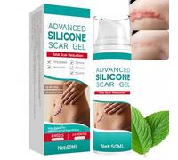 Advanced Silicone Scar Gel,Silicone Gel for Scars,Burn Gel & Scar Removal Cream for Old & New Scars,Scar Treatment,Effective Scar Treatment for Surgical Scars,Burns,Keloids,Stretch Marks & Injury